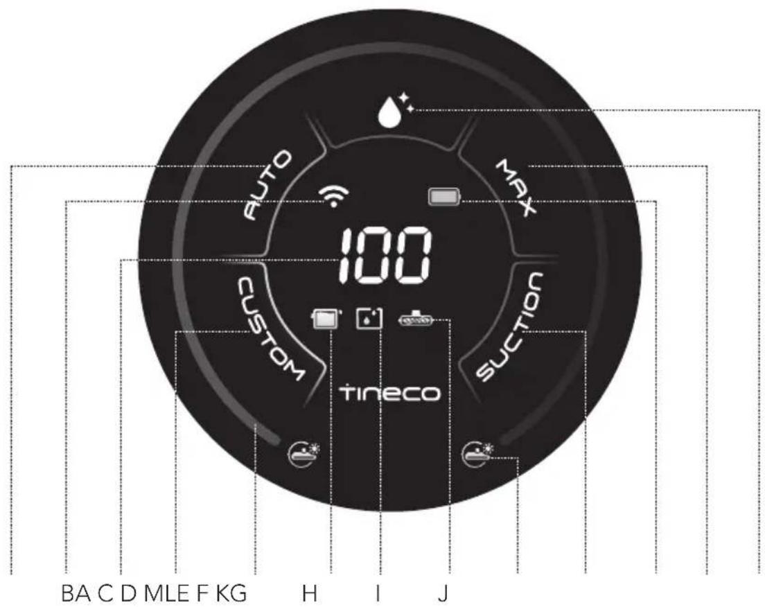TINECO Floor One S7 Stretch Ultra - Pantalla digital - 1