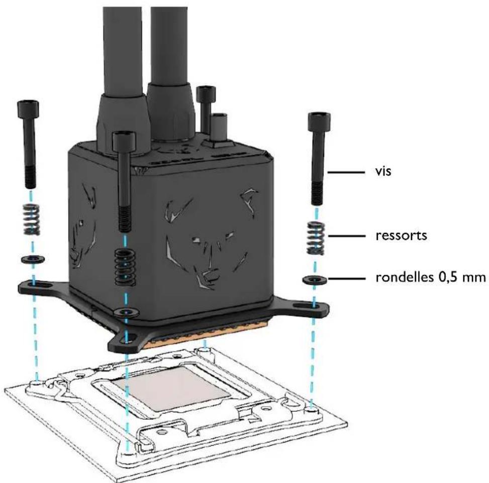 Alphacool Eisbaer Aurora 360 - INTEL 2011 / 2011-3 / 2066 - 4