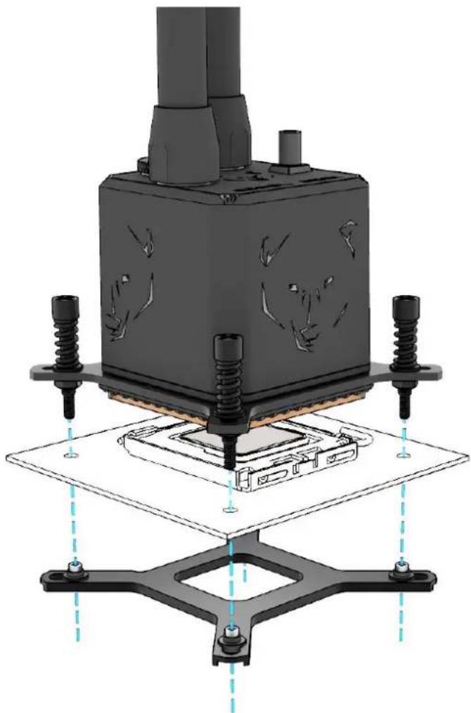 Alphacool Eisbaer Aurora 360 - INTEL 1156 / 1155 / 1151 / 1150 / 1366 - 7