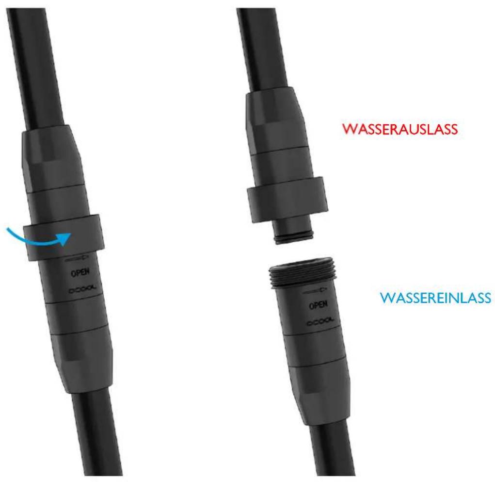 Alphacool Eisbaer Aurora 360 - HANDHABUNG SCHNELLVERSCHLUSS - 1