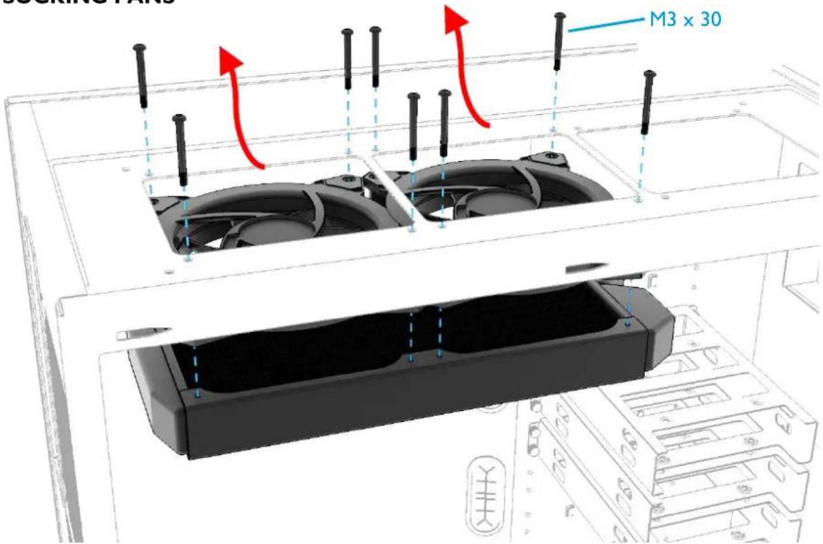 Alphacool Eisbaer Aurora 360 - MOUNTING THE RADIATOR - 2