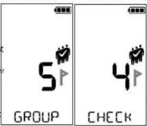 Pieps Mini IPS - COMMENT ACCÉDER AU MODE DE VÉRIFICATION DE GROUPE: - 1