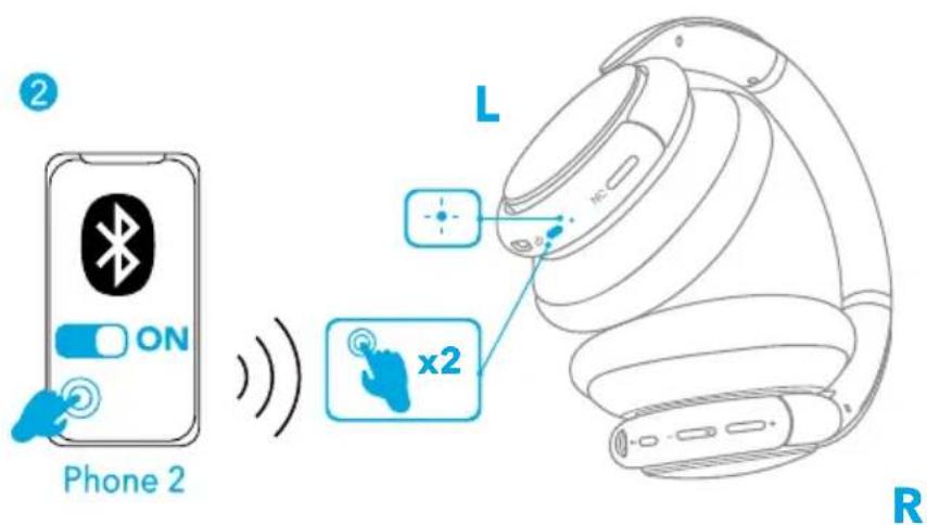 Anker Soundcore Life Q30 - Párovanie s d'alším zariadením - 2