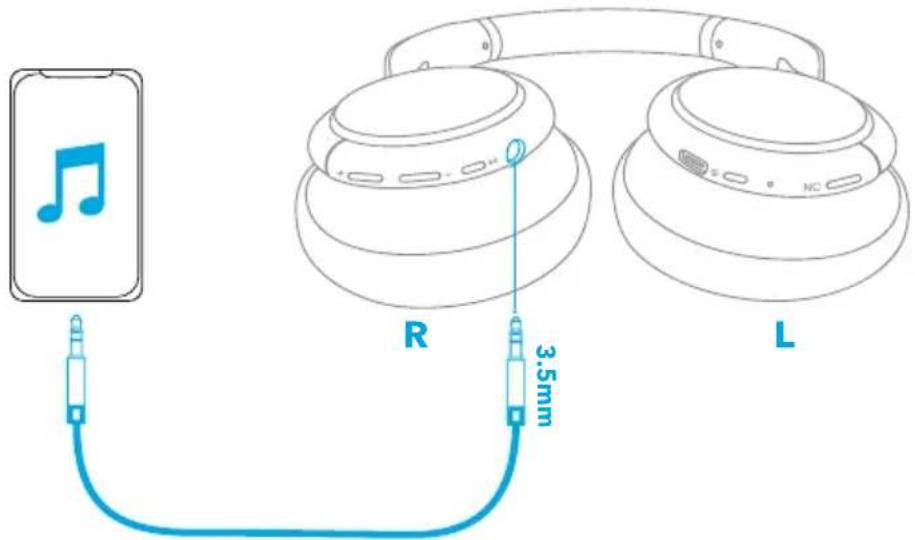 Anker Soundcore Life Q30 - AUX-tila - 1