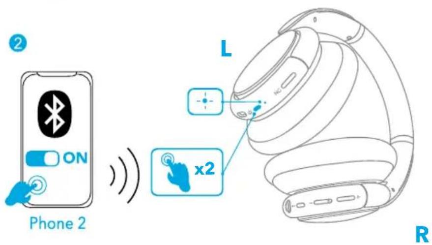 Anker Soundcore Life Q30 - Parring med en anden enhed - 2
