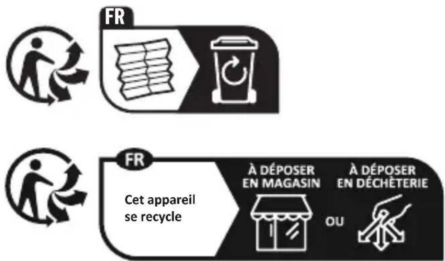 Efalock Stylair Long - ÉLIMINATION DE L'APPAREIL - Ce produit est conforme à la directive 2012/19/EU - 2