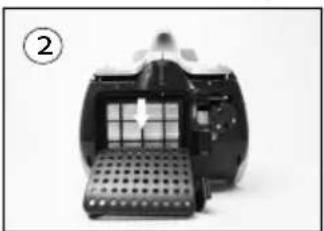 DOMO DO1128S - CLEANING OR REPLACING THE HEPA FILTER IN FRONT OF THE AIR OUTLET - 2