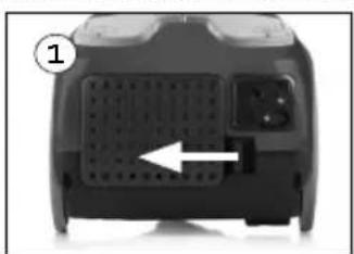 DOMO DO1128S - NETTOYER OU REMPLACER LE FILTRE DERRIÈRE LE RÉSERVOIR À POUSSIÈRE - 2