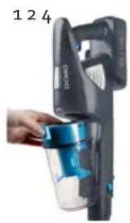 DOMO DO1129SV - CLEAN THE DUST CONTAINER AND FILTERS - 1
