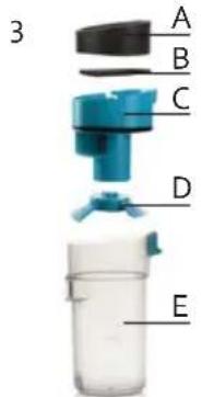 DOMO DO1129SV - HET STOFRESERVOIR EN DE FILTERS SCHOOL MAKEN - 3