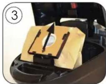 DOMO DO1137S - Remplacement du sac à poussières et nettoyage du filtre - 2