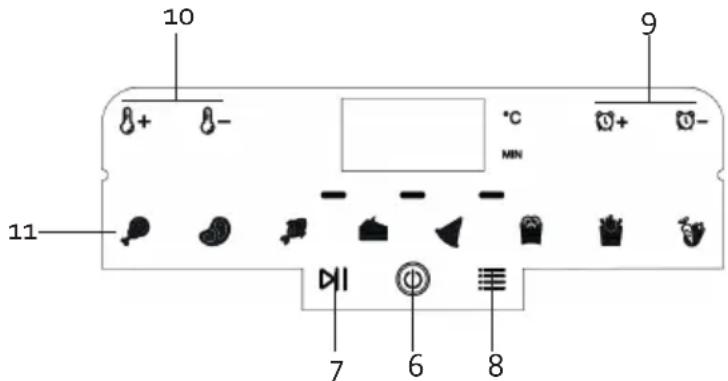 DOMO DO1127FR - BEDIENFELD - 1