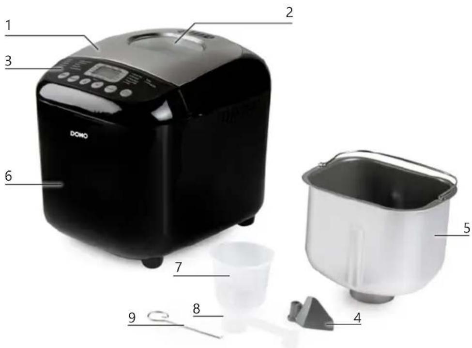 DOMO B3978 - PARTS - 1