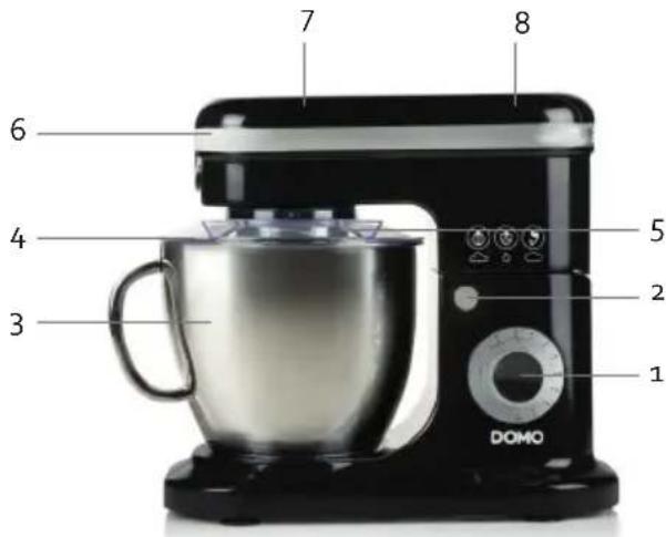 DOMO DO1112KR - ONDERDELEN - 1