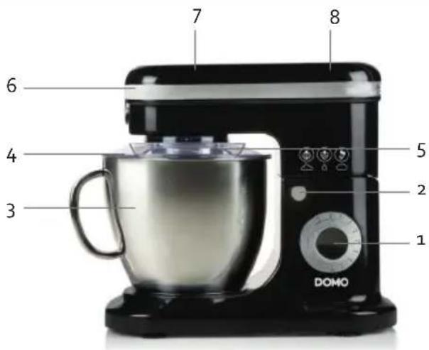 DOMO DO1112KR - COMPONENTI - 1