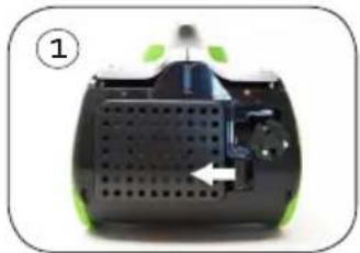 DOMO DO1012S - CLEANING OR REPLACING THE HEPA FILTER IN FRONT OF THE AIR OUTLET - 1