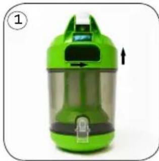 DOMO DO1012S - STOFRESERVOIR LEEGMAKEN EN REINIGEN - 2