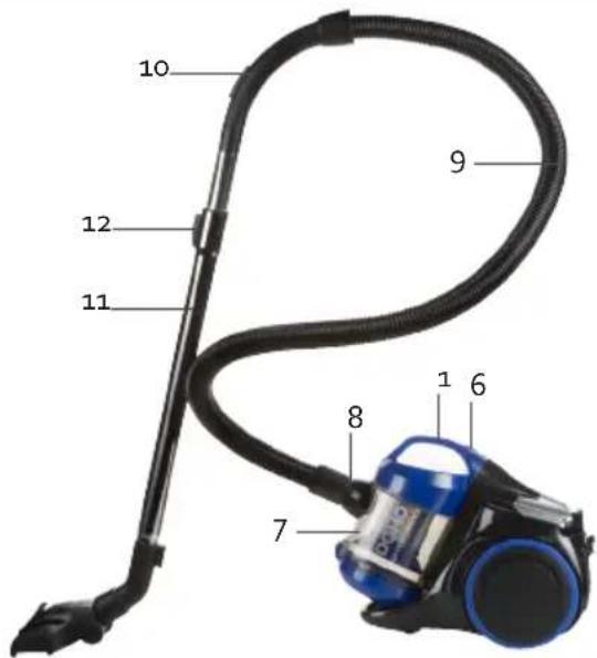 DOMO DO1012S - PARTS - 1