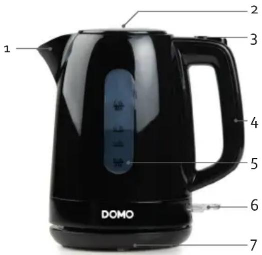 DOMO DO1121WK - TEILE - 1