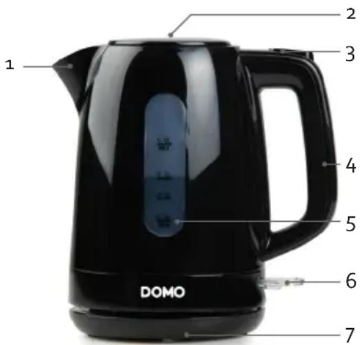 DOMO DO1121WK - ČÁSTI - 1