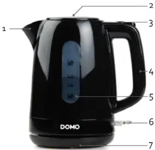 DOMO DO1121WK - ČASTI - 1