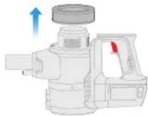 DOMO DO1020SV - HET STOFRESERVOIR EN DE FILTERS - 2