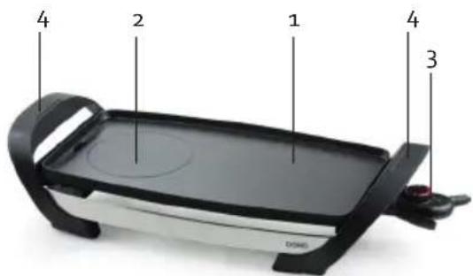 DOMO DO1116TP - PARTS - 1