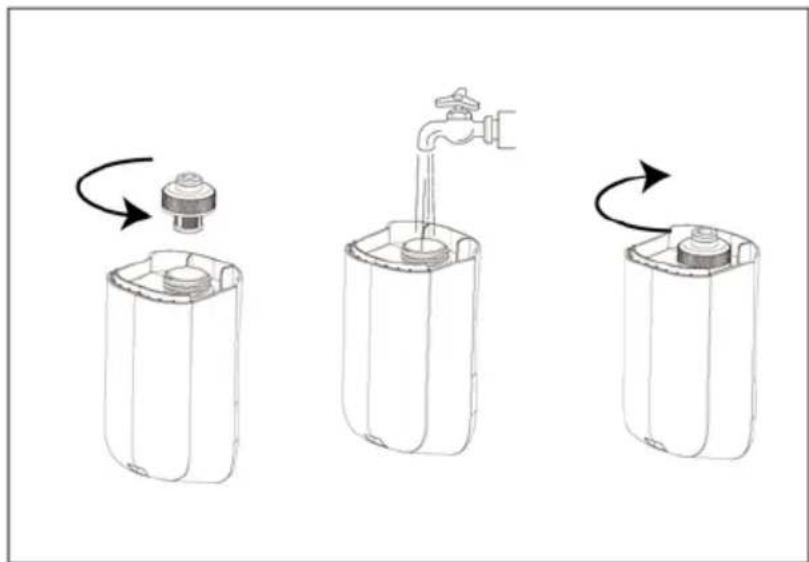 DOMO DO1189SW - RIEMPIMENTO DEL SERBATOIO DELL'ACQUA PER L'UTILIZZO - 1