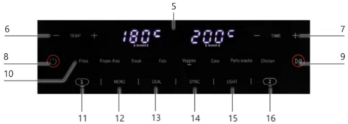 DOMO DO1185FR - OVLADACI PANEL - 1
