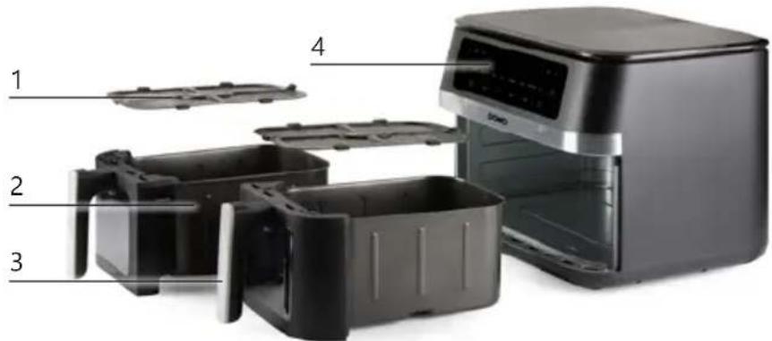 DOMO DO1185FR - PARTS - 1