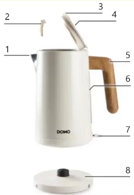DOMO DO1194WK - ONDERDELEN - 1