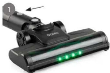 DOMO DO1190SV - CLEANING THE FLOOR BRUSH - 1