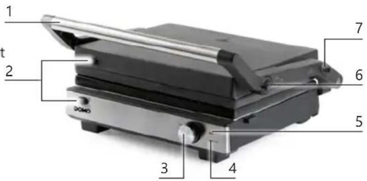 DOMO DO1200G - TEILE - 1