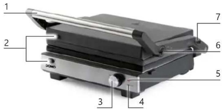 DOMO DO1200G - PARTS - 2