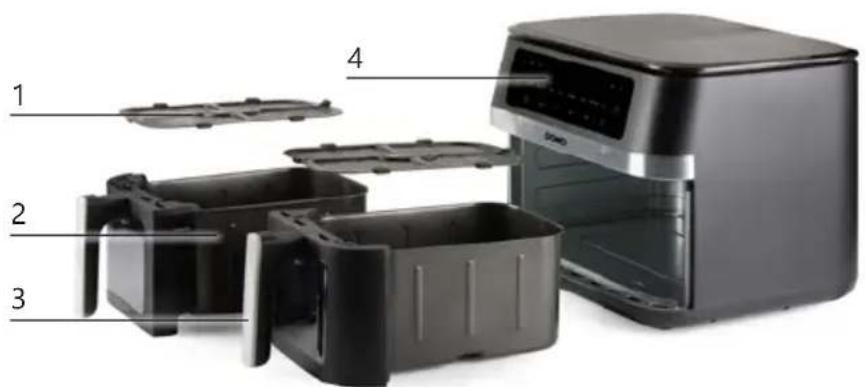 DOMO DO1166FR - PARTS - 1
