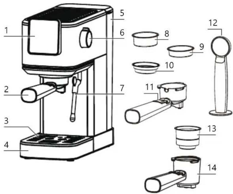 DOMO DO1178K - PARTS - 1