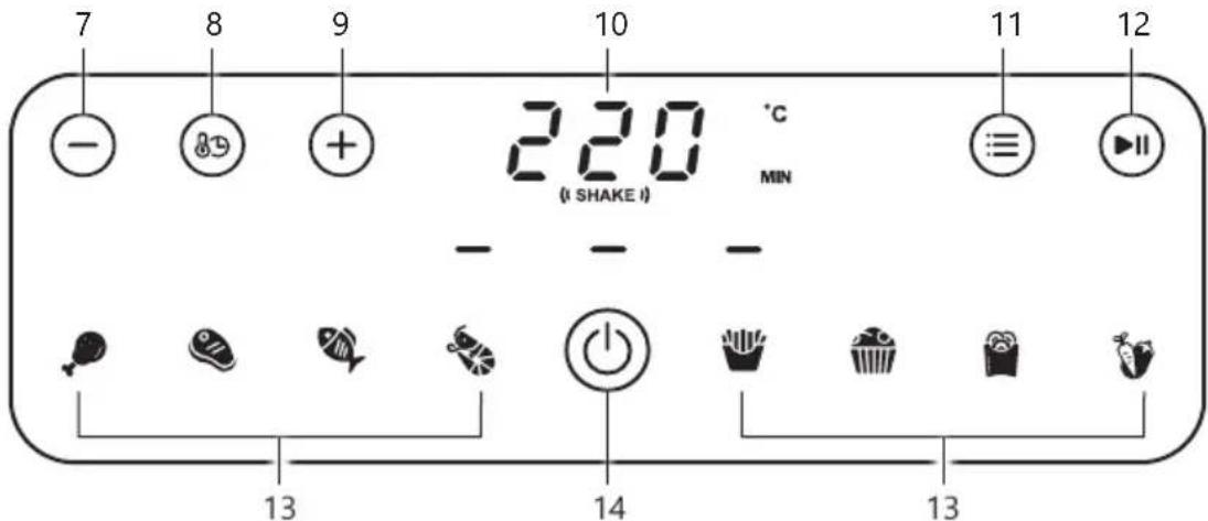 DOMO DO1174FR - CONTROL PANEL - 2