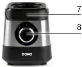 DOMO DO1162BL - PIEZAS - 4