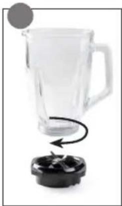 DOMO DO1162BL - JUG ASSEMBLY - 2