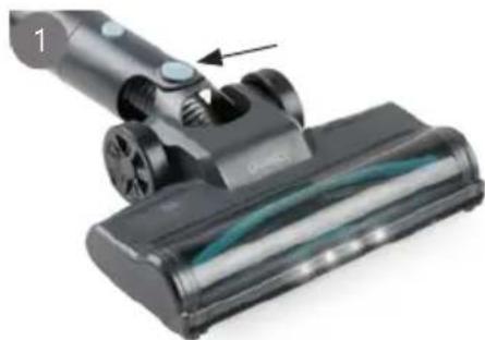 DOMO DO245SV - CLEANING THE FLOOR BRUSH - 1