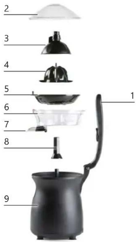 DOMO DO1161J - PARTS - 1