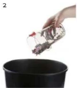 DOMO DO225SV - CLEANING THE DUST RESERVOIR AND FILTER - 2