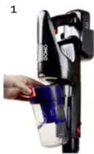 DOMO DO225SV - HET STOFRESERVOIR EN DE FILTERS SCHOON MAKEN - 1