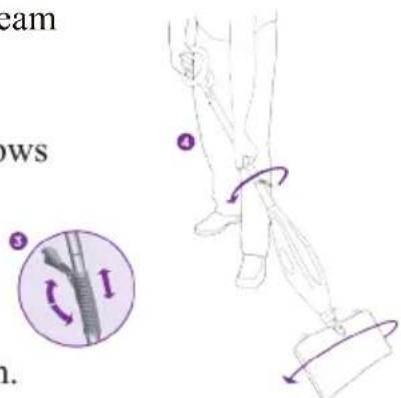 DOMO DO240SR - USING YOUR STEAM MOP - 2