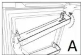 DOMO DO91933 - MOVING THE SHELVES AND DOOR RACK - 2