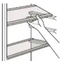 DOMO DO91933 - MOVING THE SHELVES AND DOOR RACK - 1