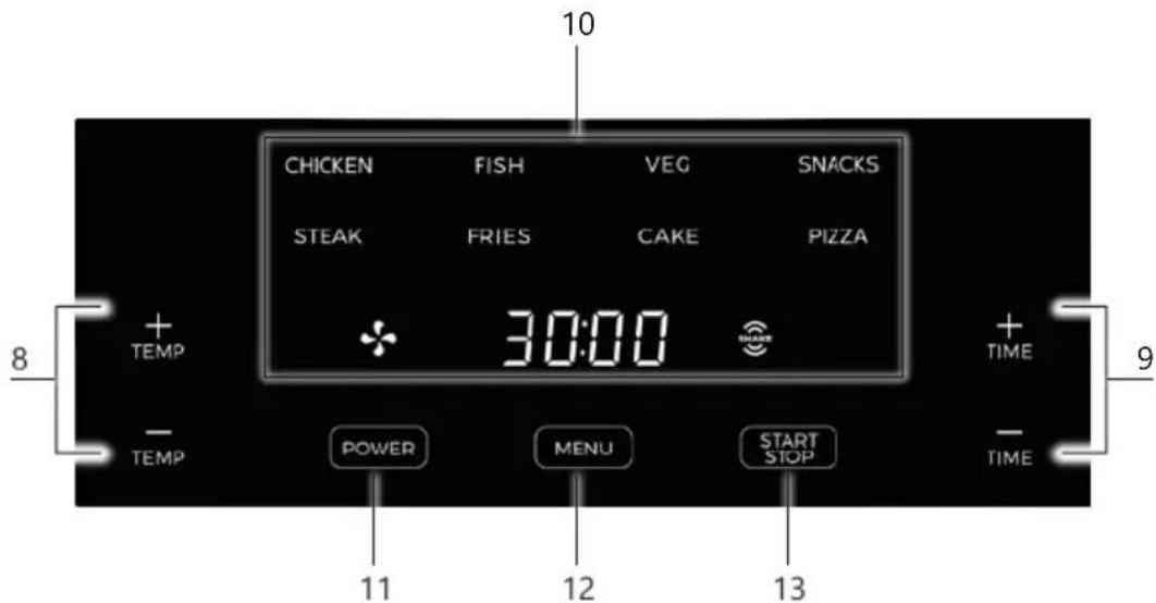 DOMO DO547FR - CONTROL PANEL - 3
