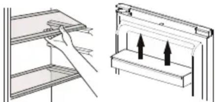 DOMO DO91911 - MOVING THE SHELVES AND DOOR RACK - 1