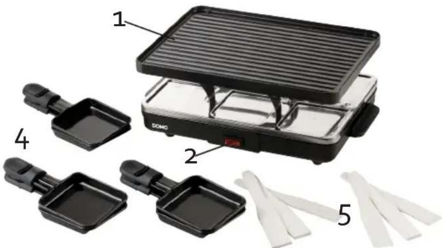 DOMO DO9188G - PARTS - 2