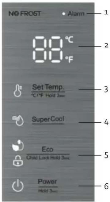 DOMO DO91201 - Touch Screen-Tasten - 1